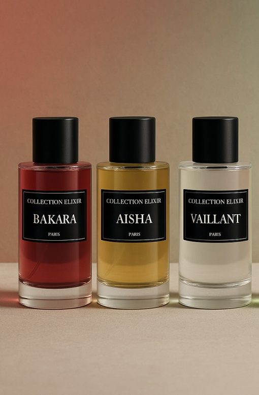 LOT DE 3 PARFUMS - Collection Élixir 6,66€/l'u